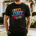 Best Dad Ever Comic Style Graphic Tee