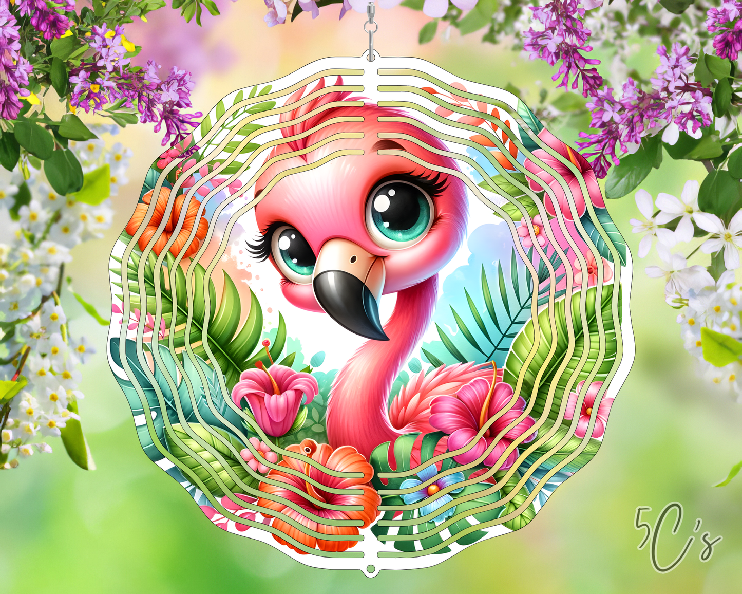 Flamingo Wind Spinner