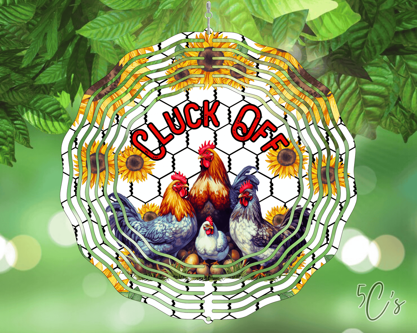 Cluck Off Wind Spinner
