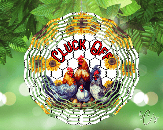 Cluck Off Wind Spinner