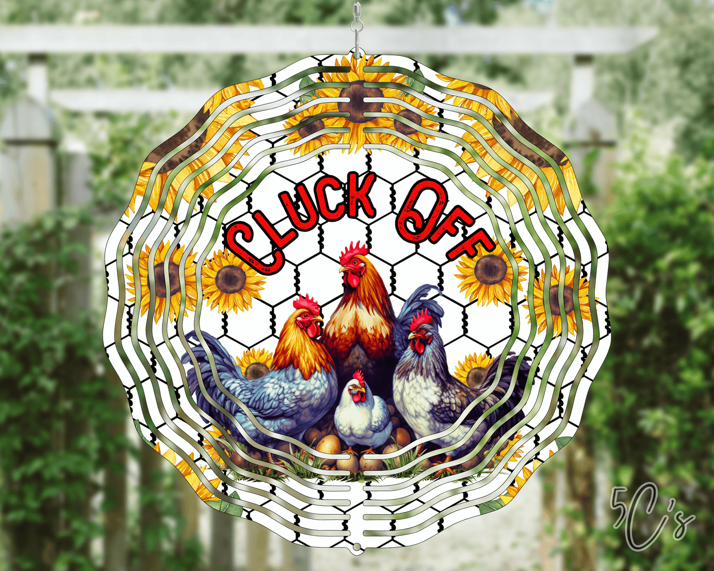 Cluck Off Wind Spinner
