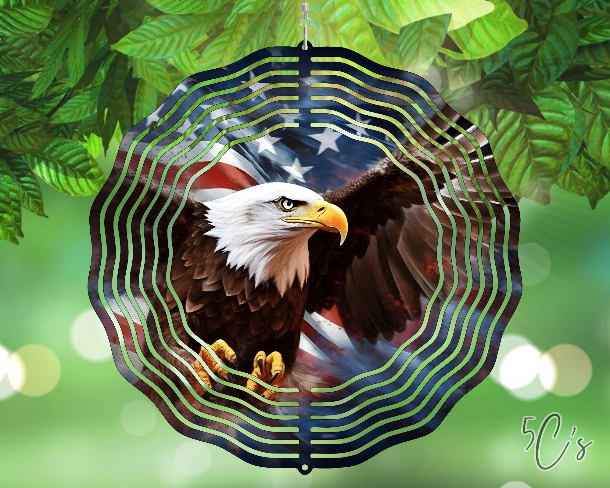 Patriotic Wind Spinner