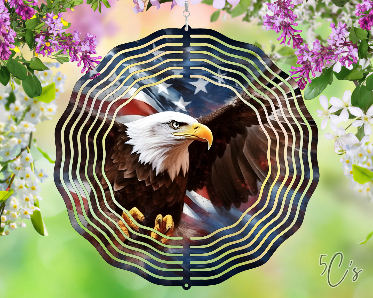 Patriotic Wind Spinner