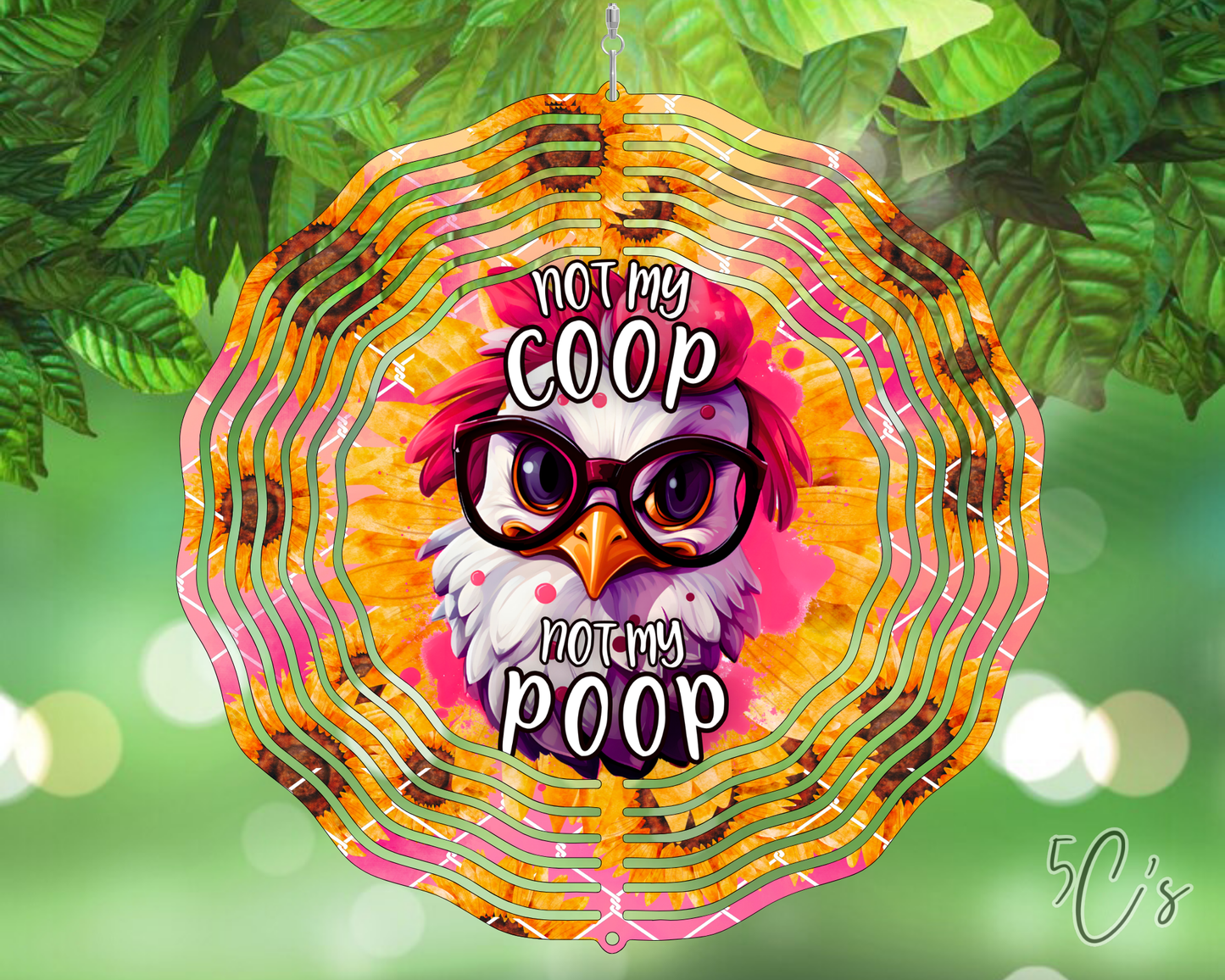 Not My Coop Wind Spinner