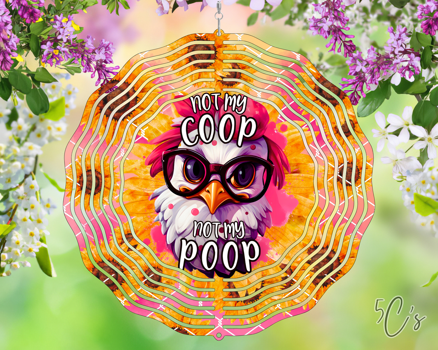 Not My Coop Wind Spinner