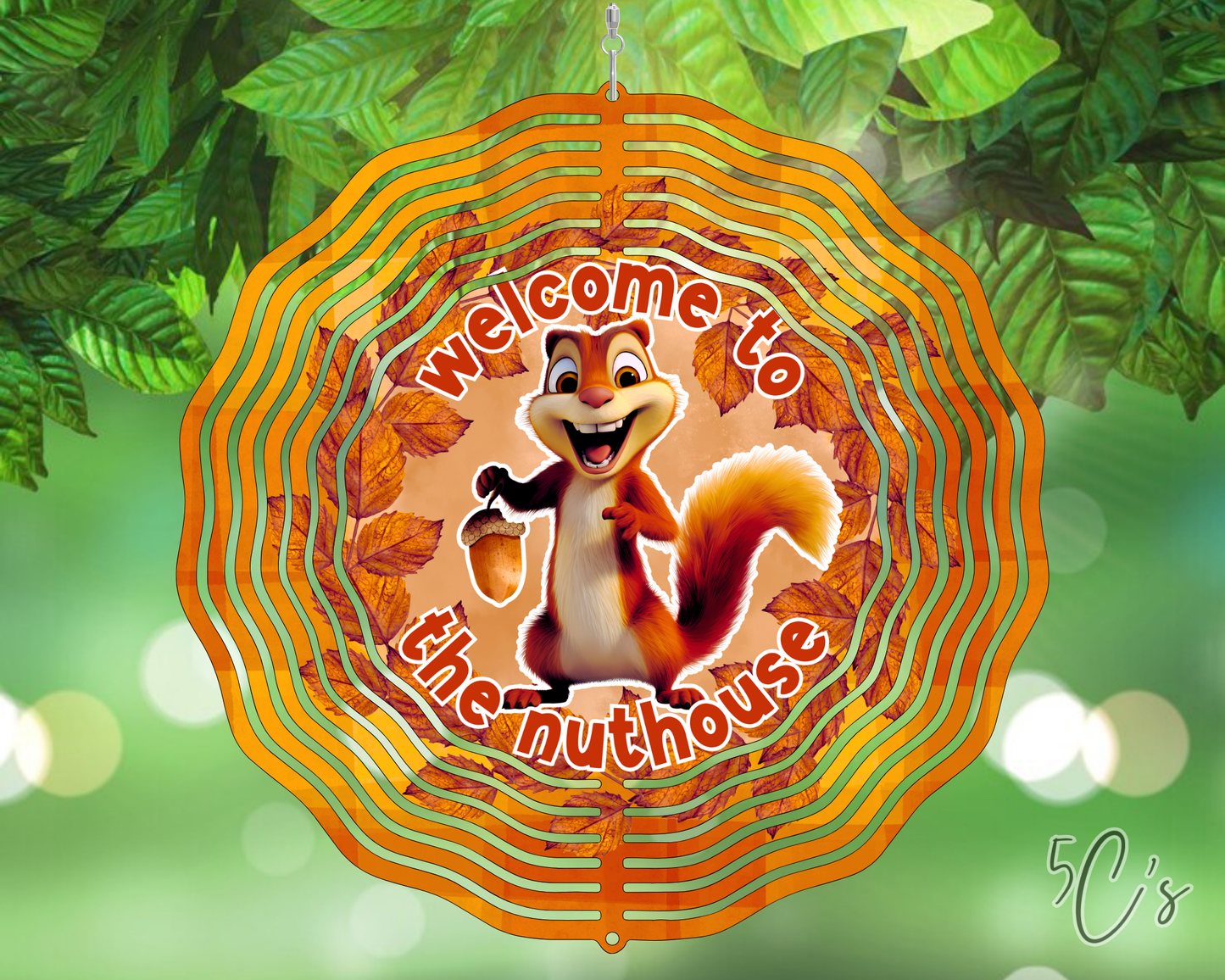 Welcome To The Nuthouse Wind Spinner