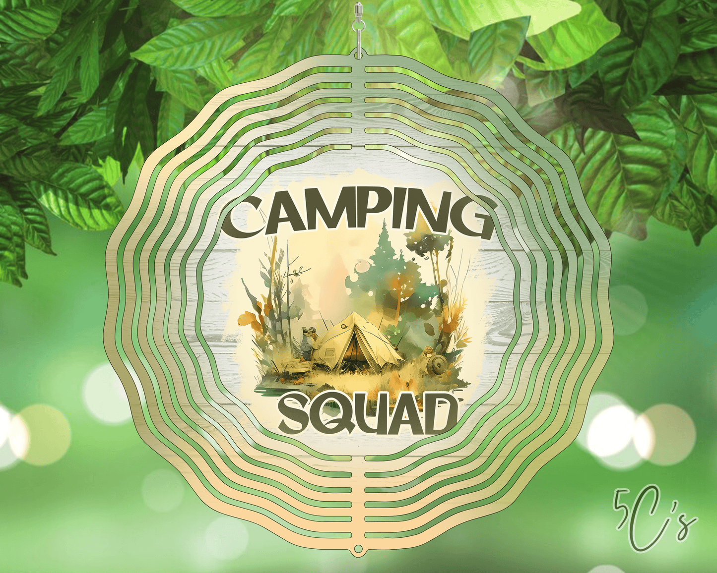 Camping Squad Wind Spinner