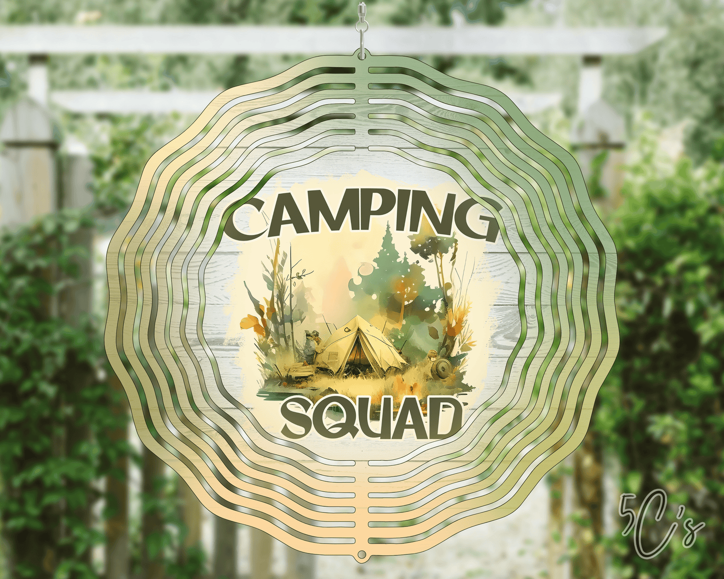Camping Squad Wind Spinner
