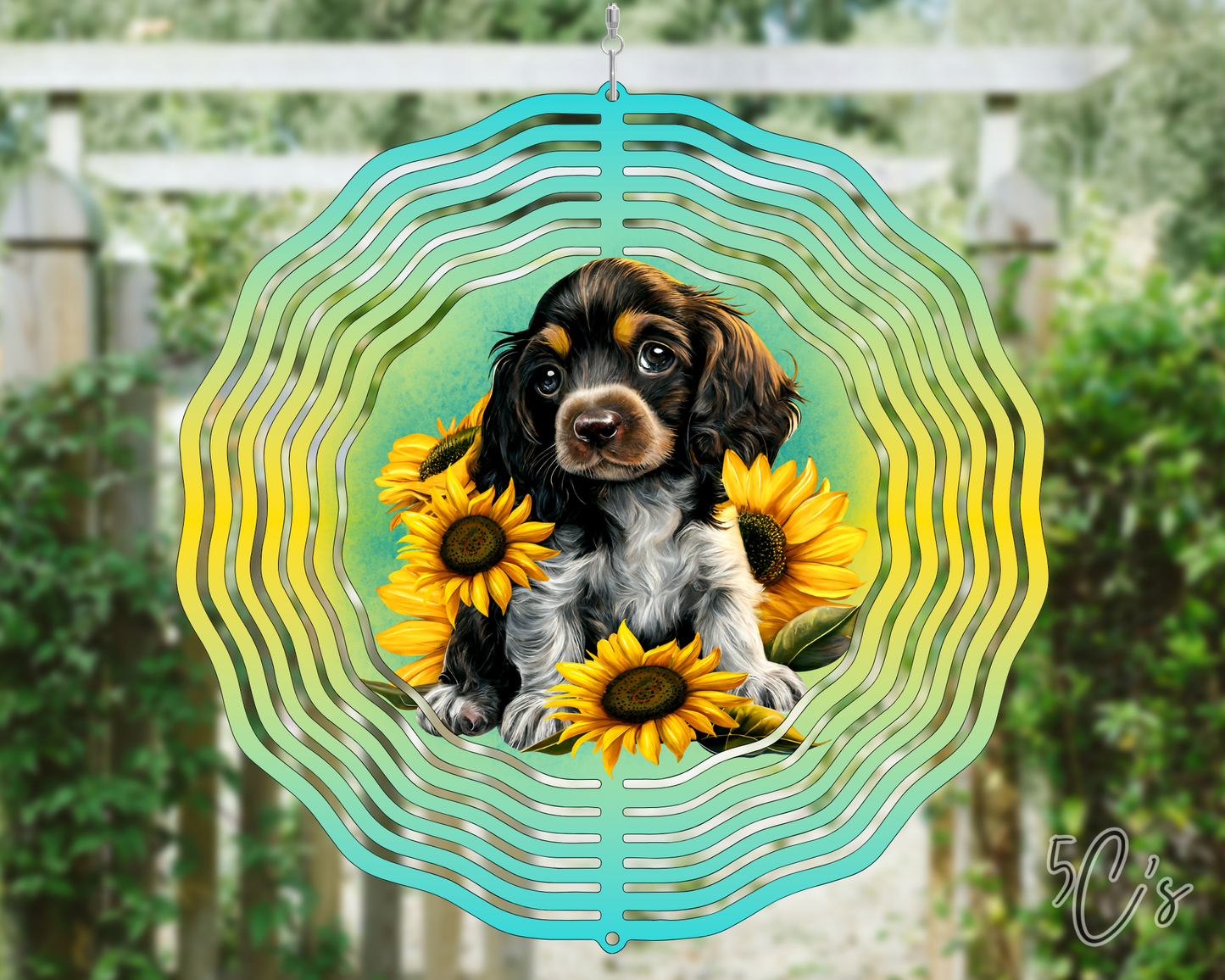 Spaniel Puppy Wind Spinner