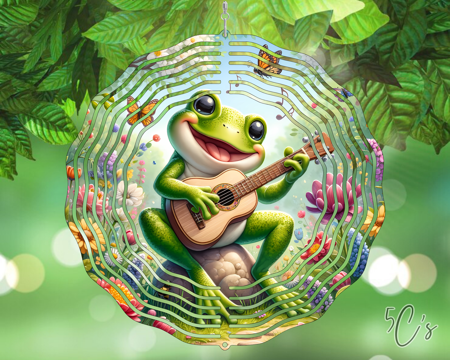 Guitarist Frog Wind Spinner