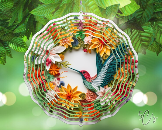 Hummingbird Wind Spinner