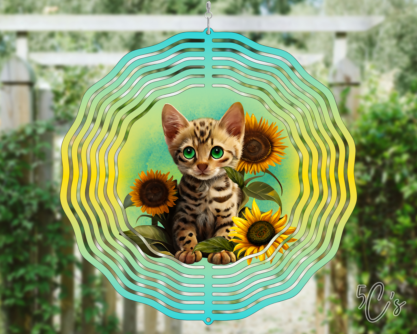 Bengal Kitten Wind Spinner