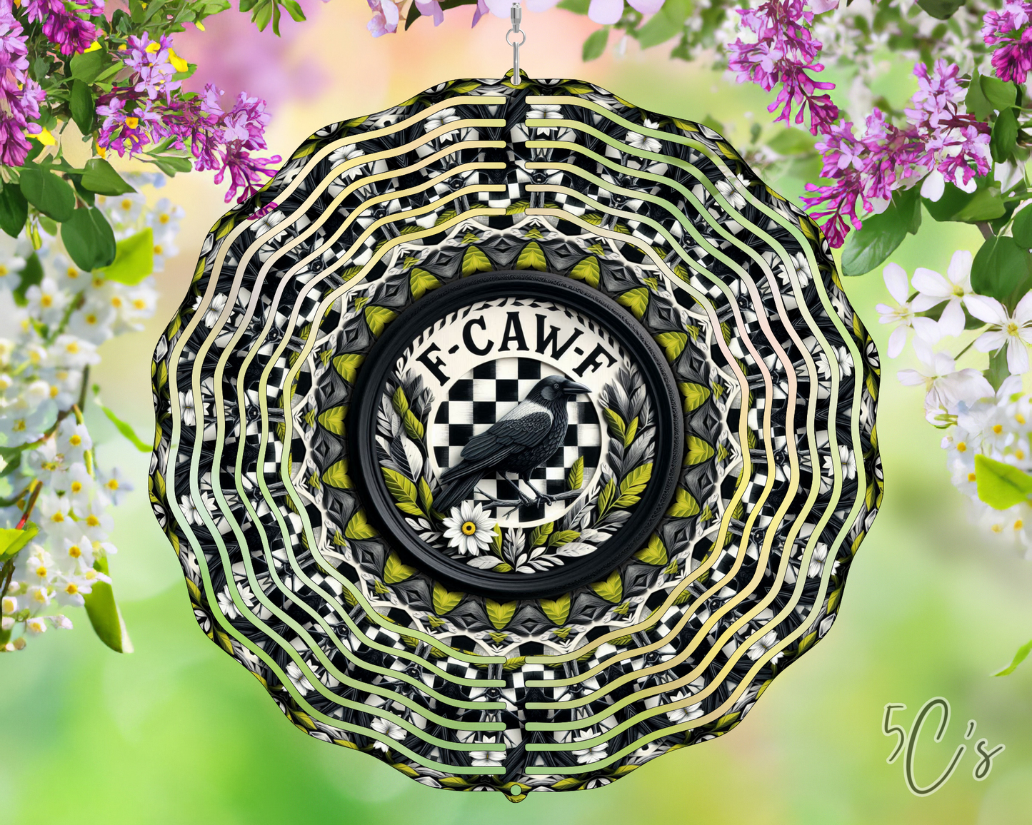 F-Caw-F Crow Wind Spinner