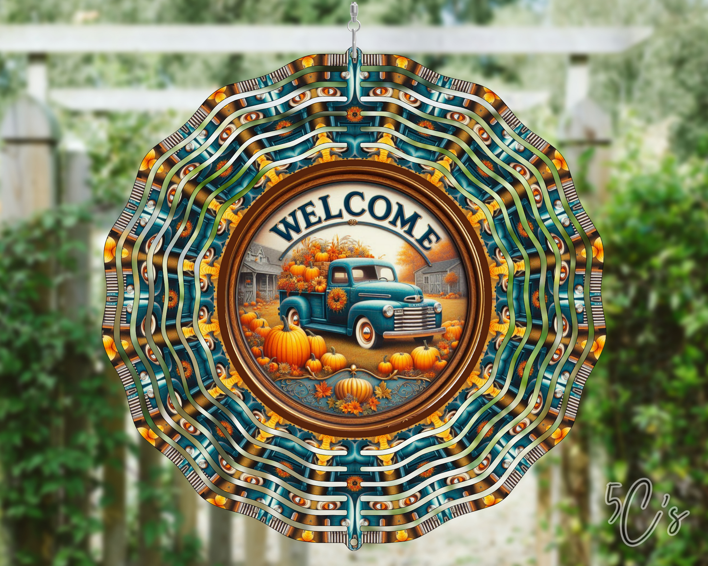 Autumn Welcome Wind Spinner