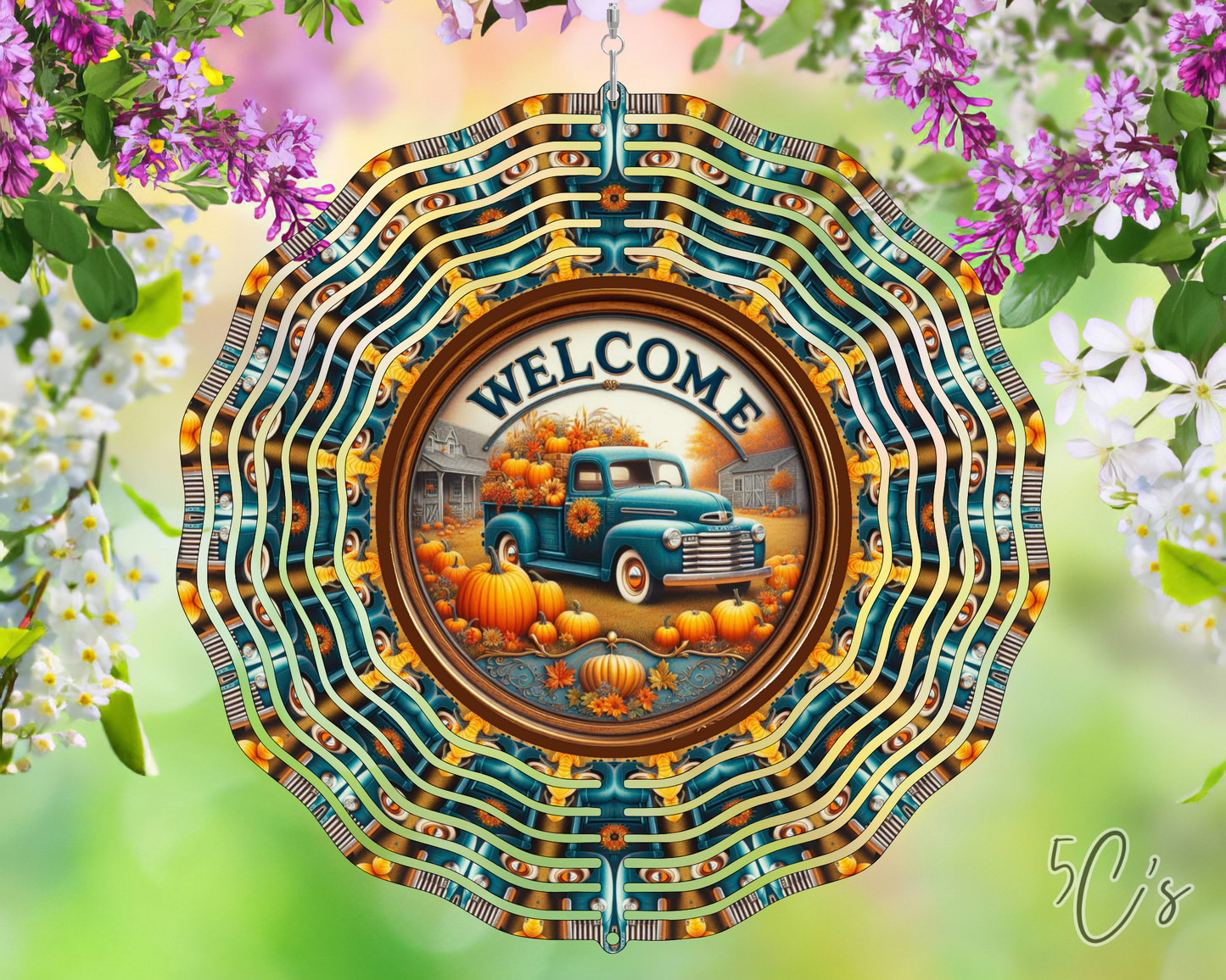 Autumn Welcome Wind Spinner