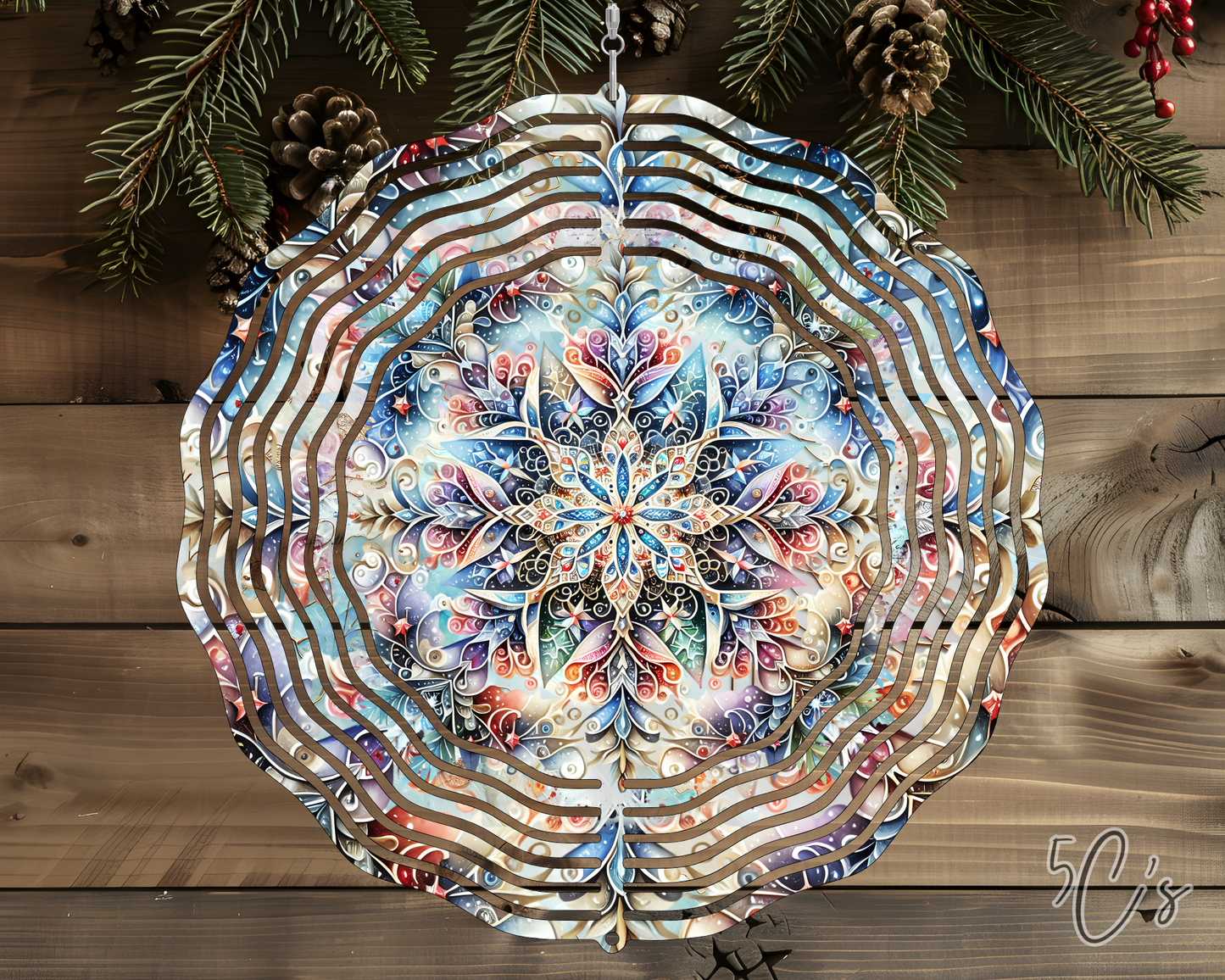 Christmas Snowflake Wind Spinner