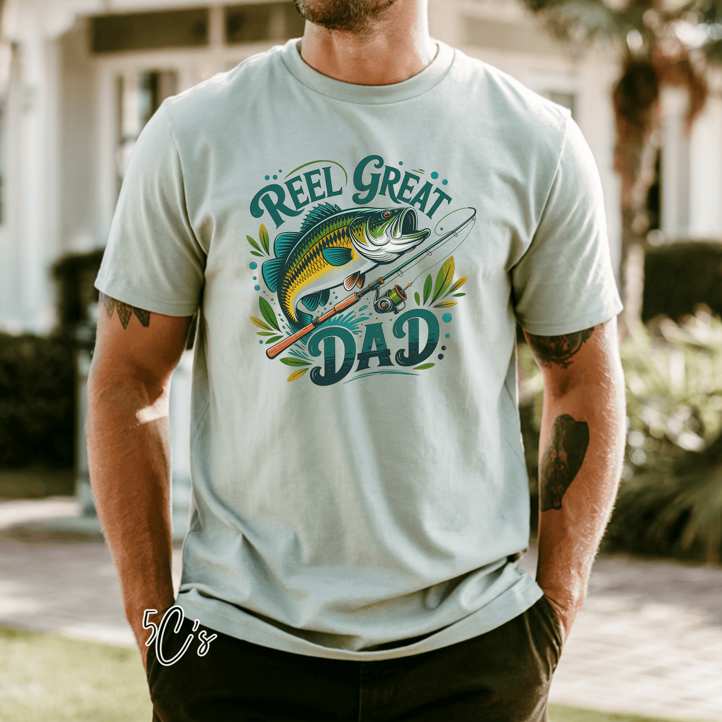 Reel Great Dad Graphic Tee