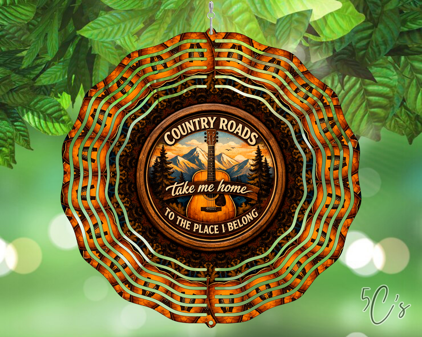 Country Roads Wind Spinner
