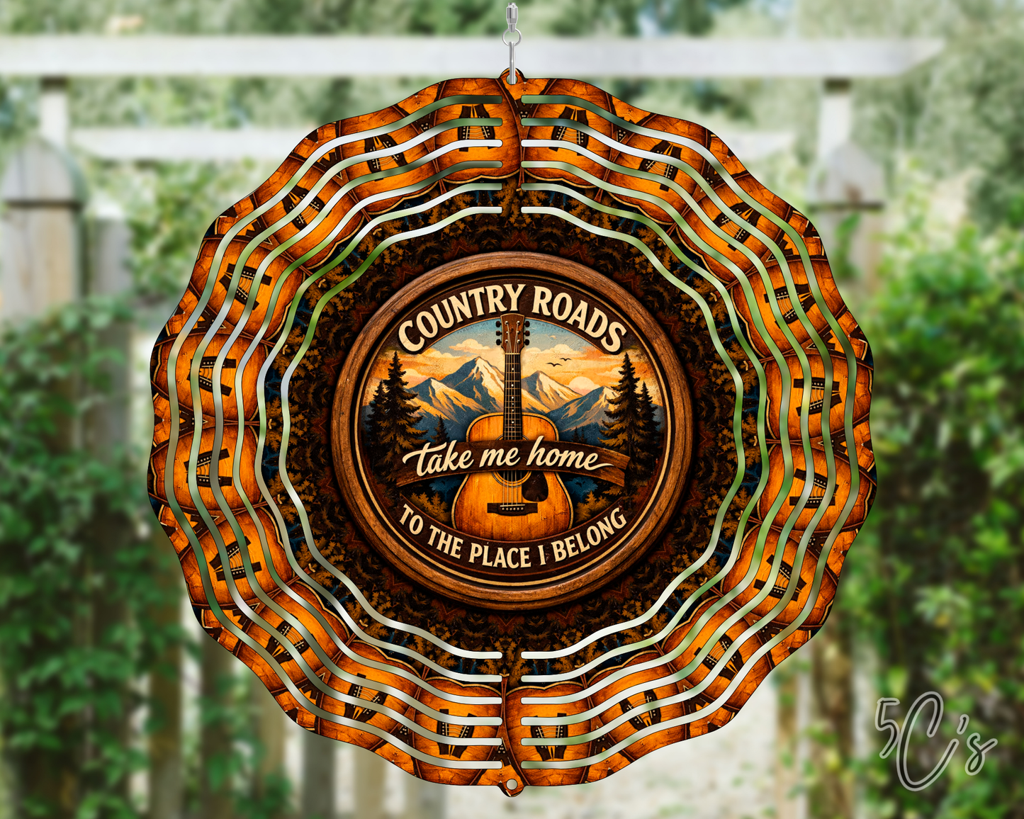 Country Roads Wind Spinner