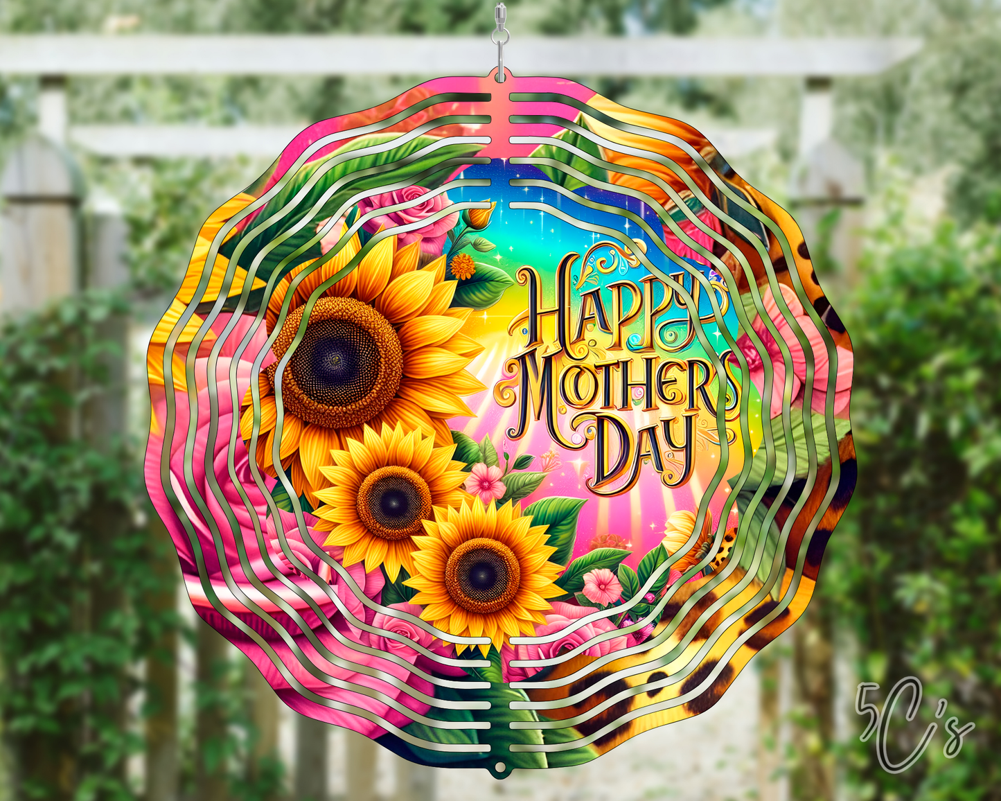Sunflower Mother's Day Wind Spinner