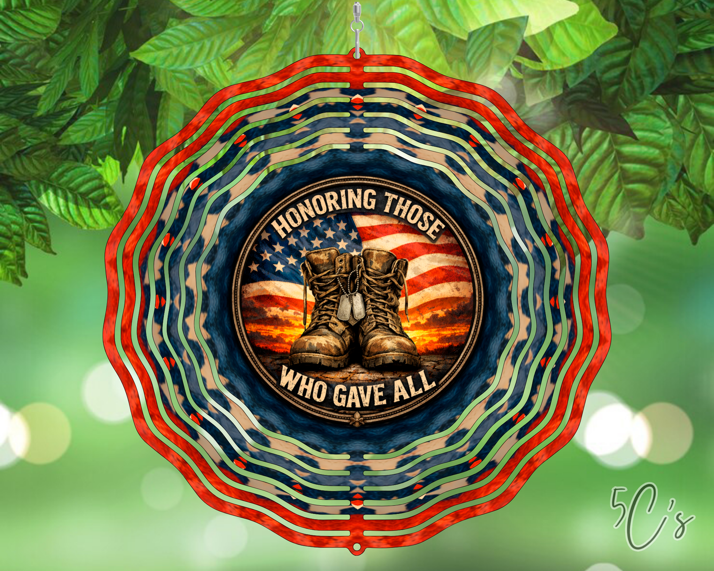 Honoring Those Who Gave All Wind Spinner