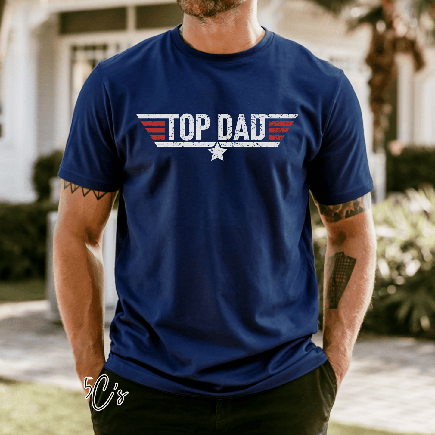 Top Dad Graphic Tee
