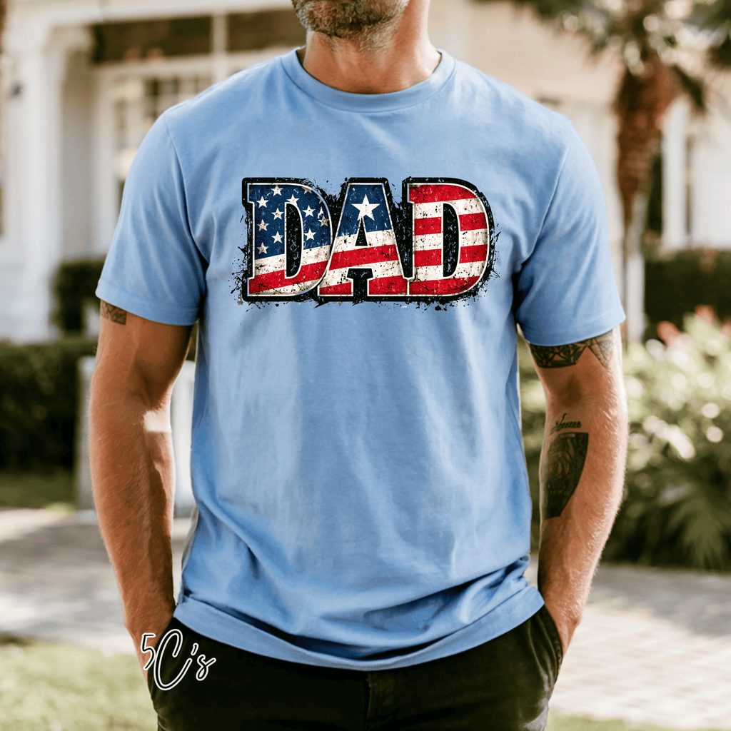 Patriotic Dad Graphic Tee