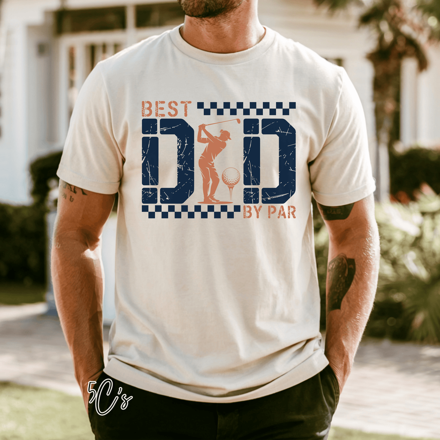 Best Dad By Par Graphic Tee