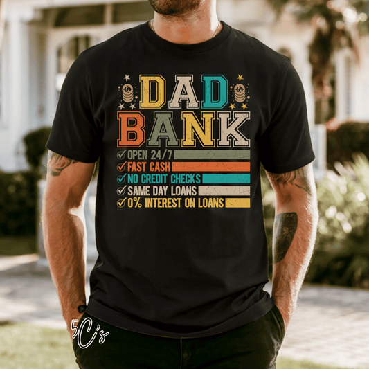 Dad Bank Graphic Tee