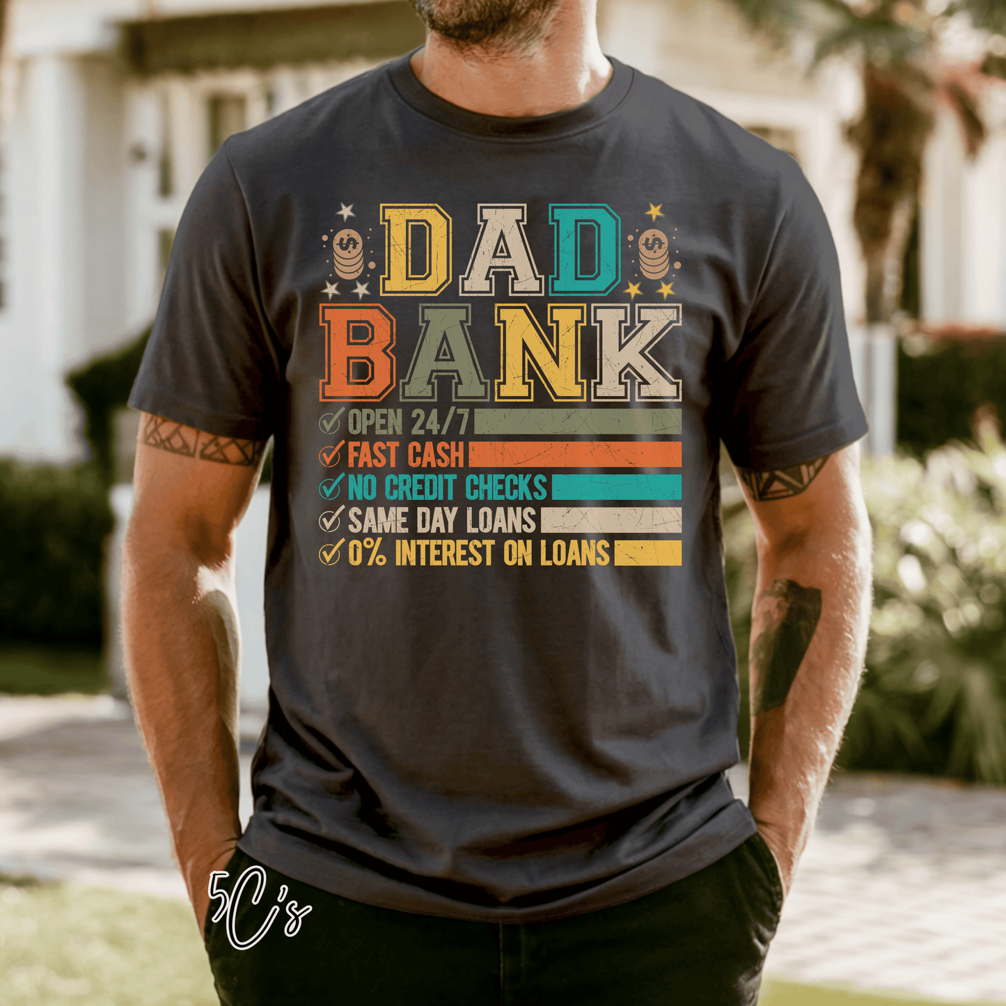 Dad Bank Graphic Tee