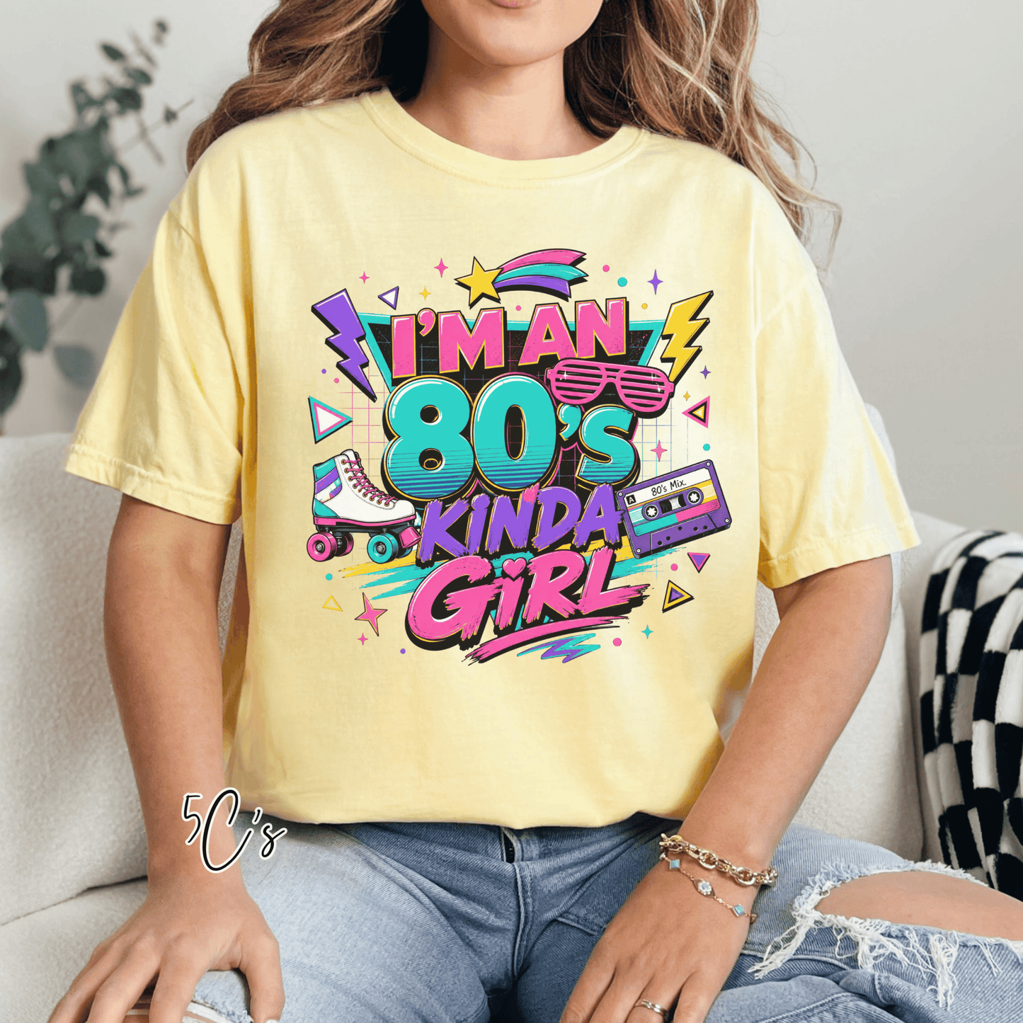 Retro 80's Kinda Girl Graphic Tee
