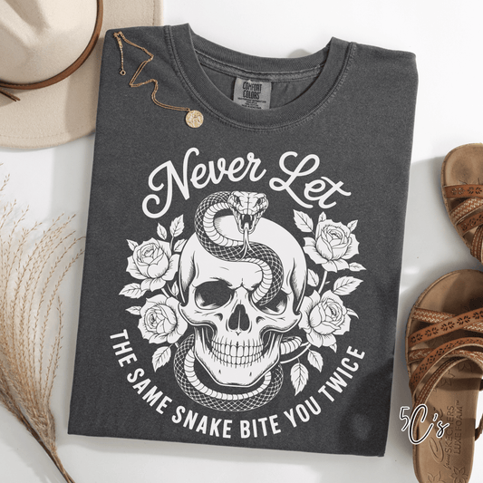 Never Let The Same Snake Graphic Tee