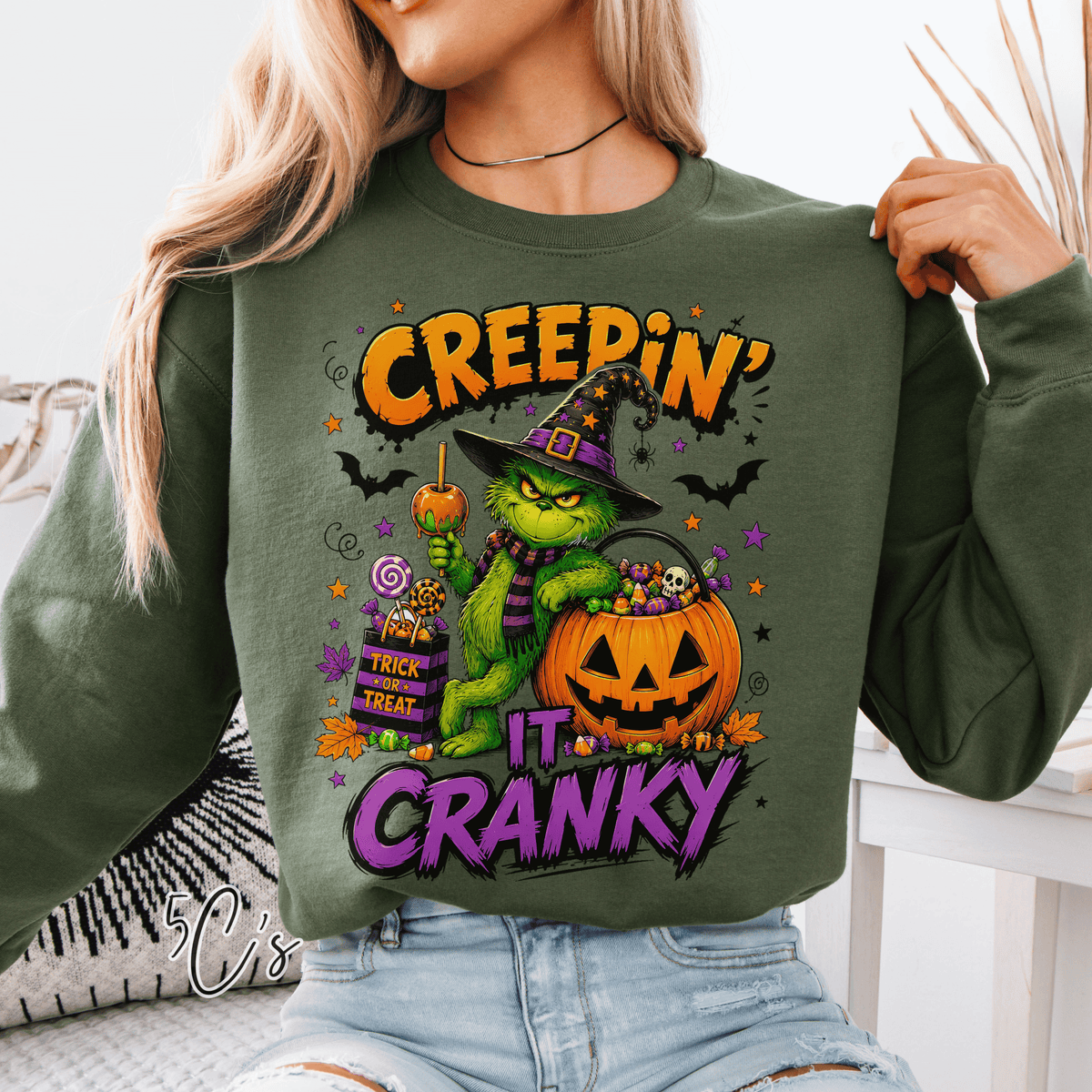Creepin It Cranky Sweatshirt