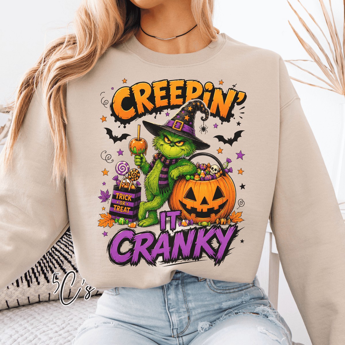 Creepin It Cranky Sweatshirt