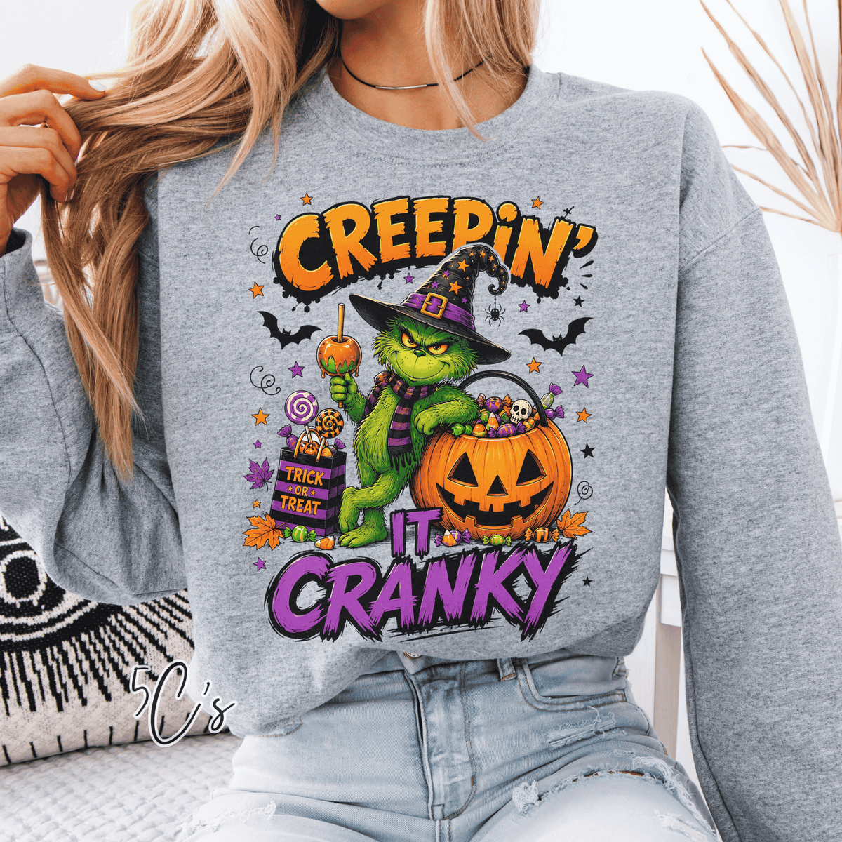 Creepin It Cranky Sweatshirt