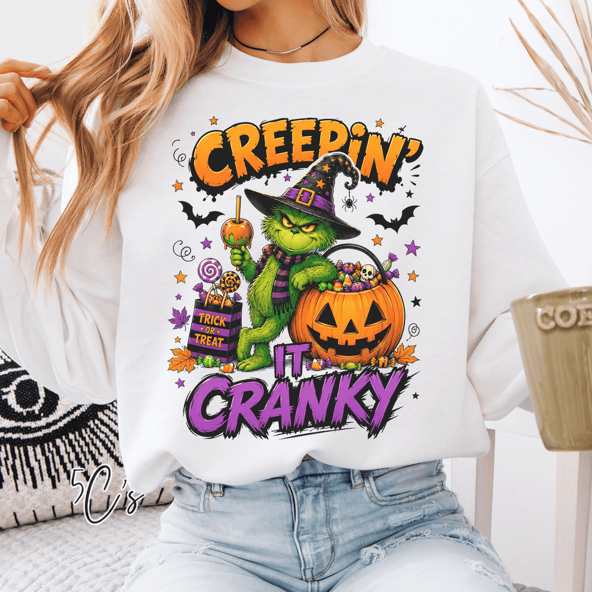 Creepin It Cranky Sweatshirt