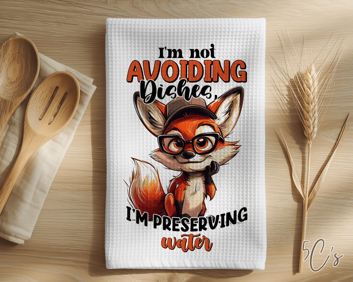 I'm Preserving Water Kitchen Dish Towel