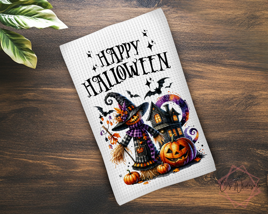 Happy Halloween Dish Towel