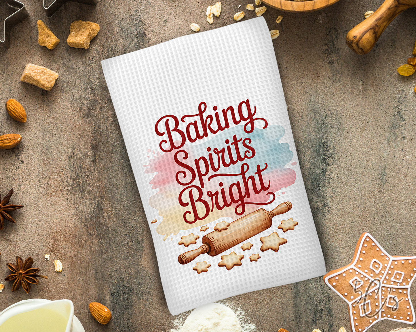 Baking Spirits Bright Dish Towel