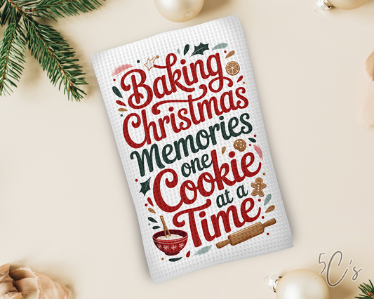 Baking Christmas Memories Dish Towel