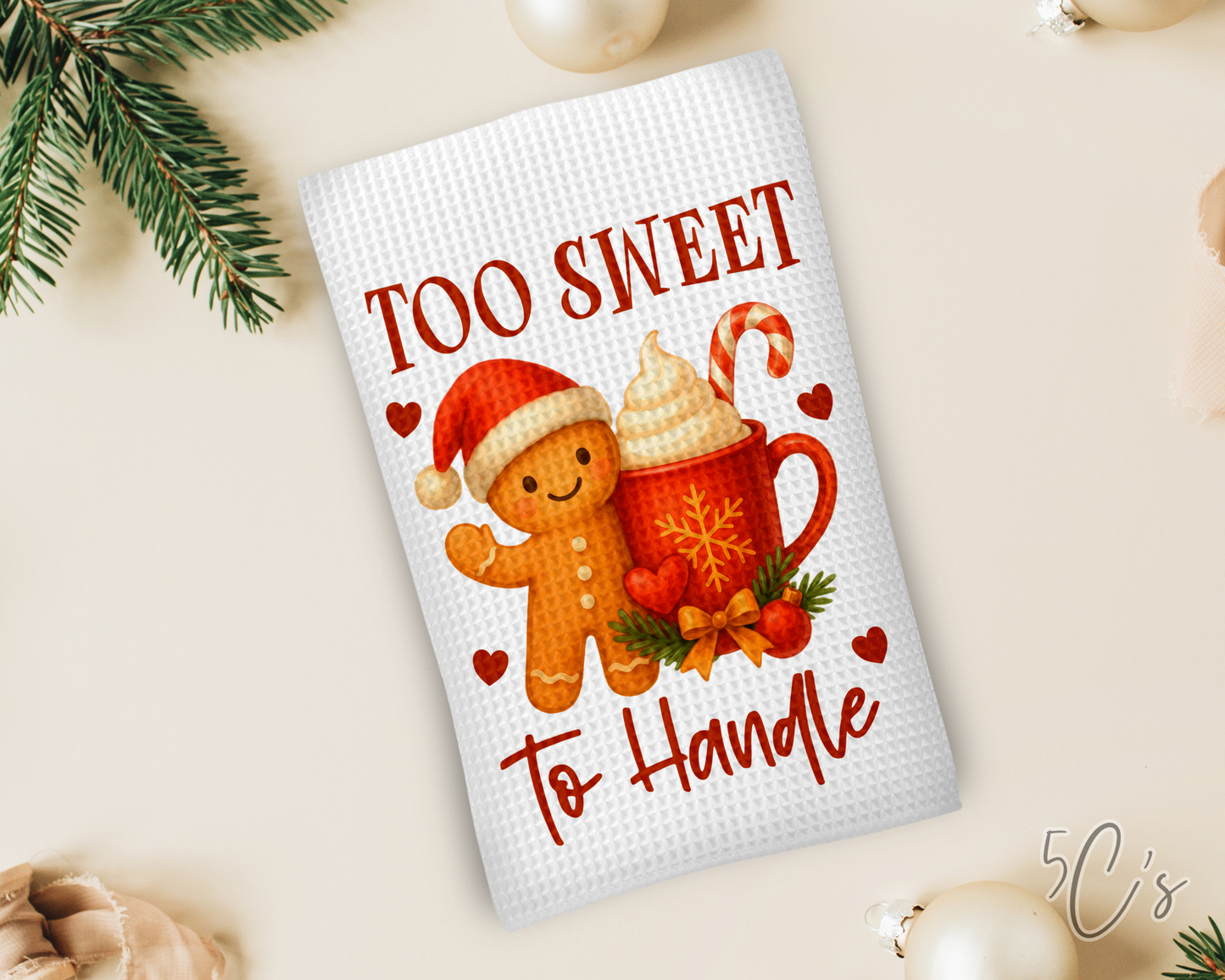 Too Sweet To Handle Dish Towel