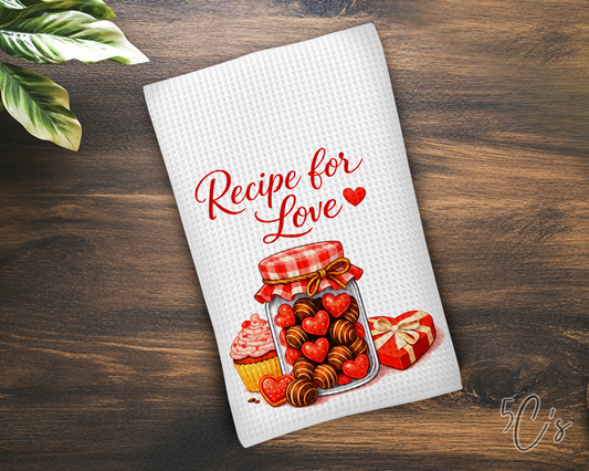 Recipe For Love Dish Towel
