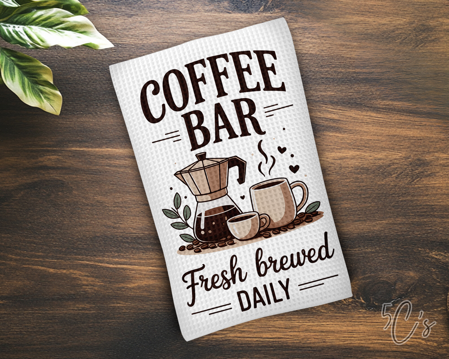 Coffee Bar Dish Towel