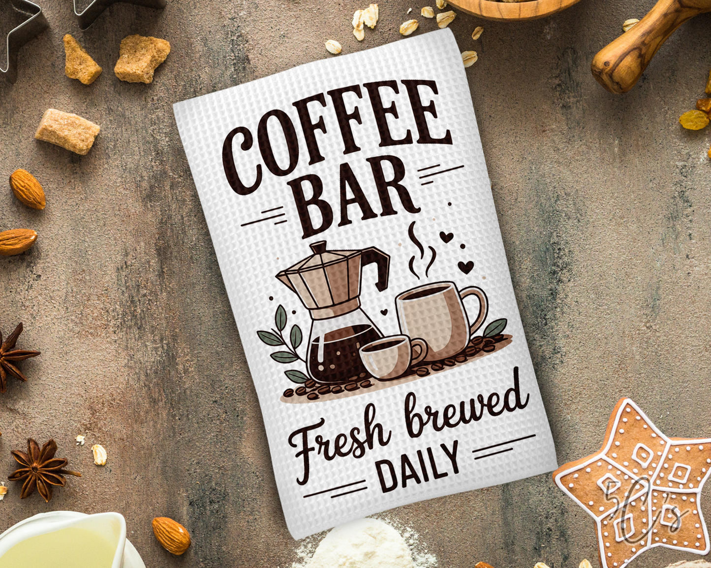 Coffee Bar Dish Towel