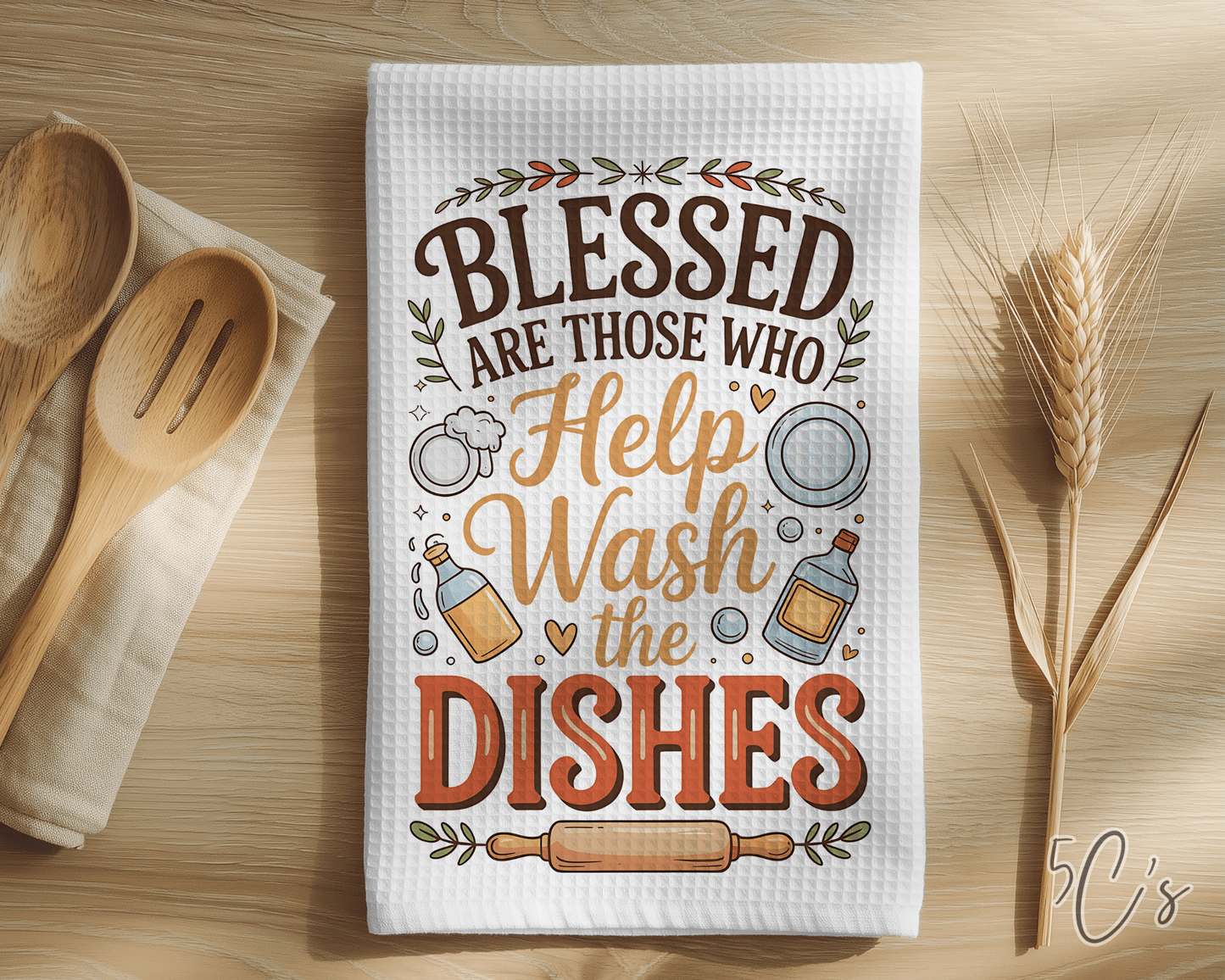 Help Wash The Dishes Dish Towel