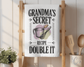 Grandma's Secret Recipe Dish Towel