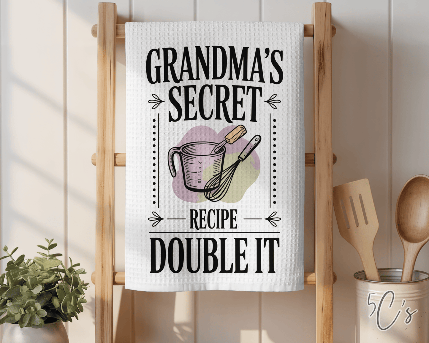 Grandma's Secret Recipe Dish Towel