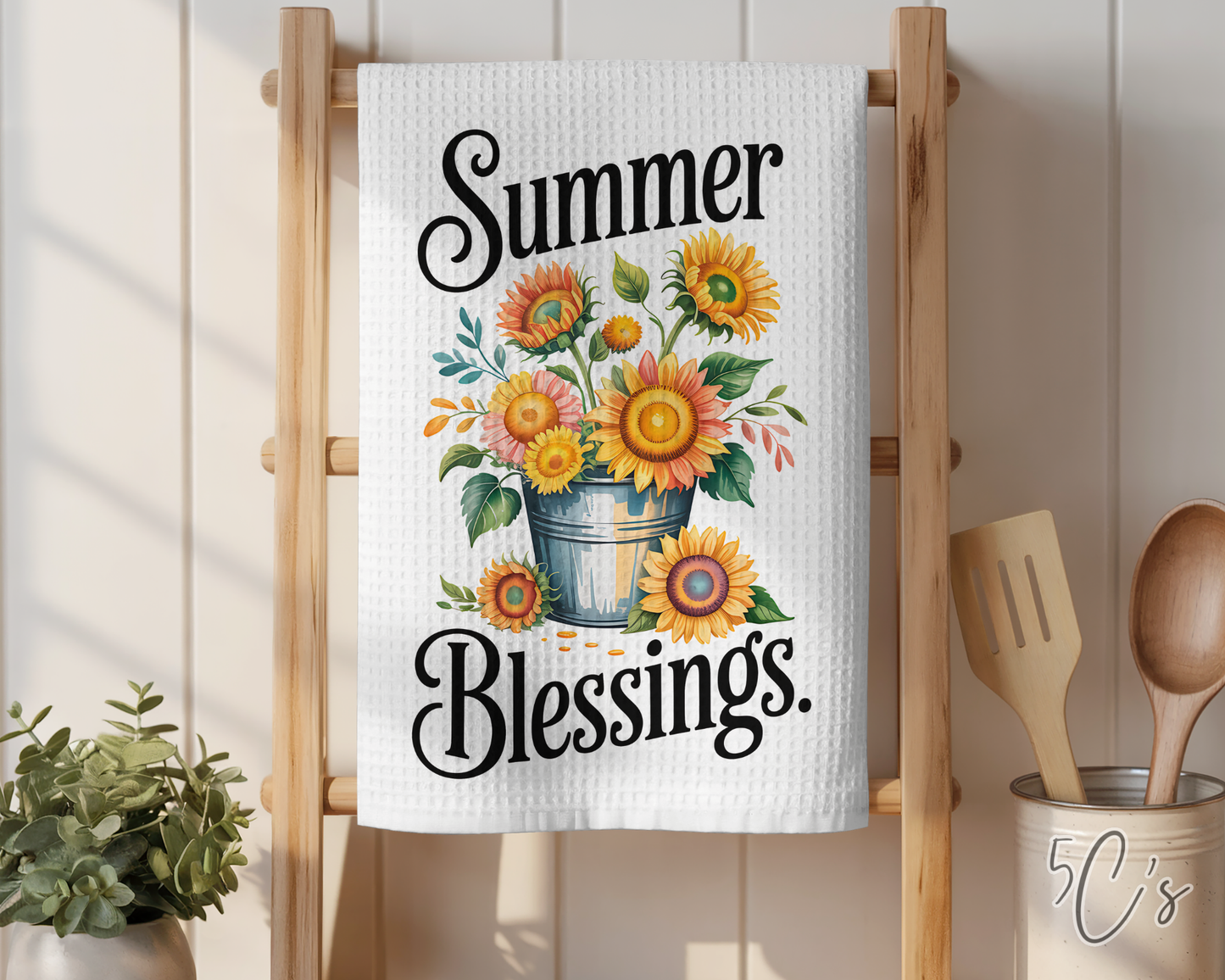 Summer Blessings Dish Towel