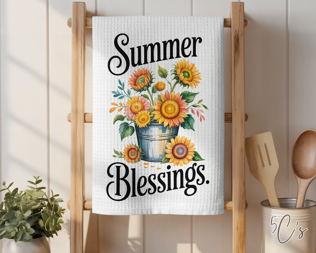 Summer Blessings Dish Towel