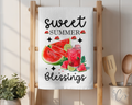 Sweet Summer Blessings Dish Towel
